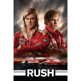 Rush iTunes HD USA Digital Movie Code (Ports to Movies Anywhere)