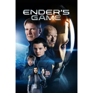 Ender's Game Vudu Digital Movie Code USA (Does Not Port to Movies Anywhere)