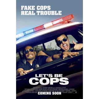 Let's Be Cops iTunes 4k USA Digital Movie Code (Ports to Movies Anywhere)