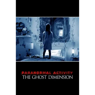 Paranormal Activity: The Ghost Dimension ITunes USA Digital Movie Code (Does NOT Port to Movies Anywhere)