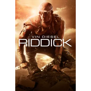 Riddick iTunes USA Digital Movie Code HD USA  (Ports to Movies Anywhere)