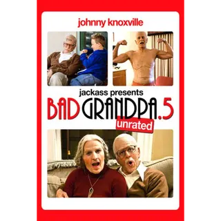 Bad Grandpa .5 Unrated iTunes HD USA Digital Movie Code (Does NOT Port to Movies Anywhere)