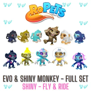Ropets Evo & Shiny Monkeys F&R Set