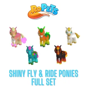 Ropets Shiny Fly Ride Pony Set