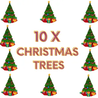 My Restaurant 10 x Christmas Trees