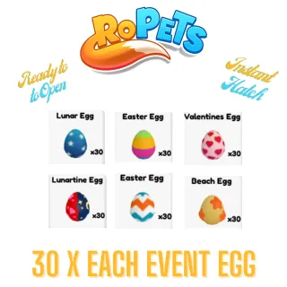 Ropets Event Egg Deal - 30 Each Event Egg