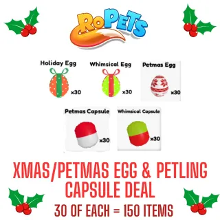 Ropets Petmas/Xmas Egg & Capsules Deal