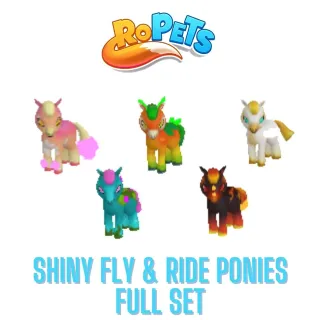 Ropets Shiny Fly Ride Pony Set