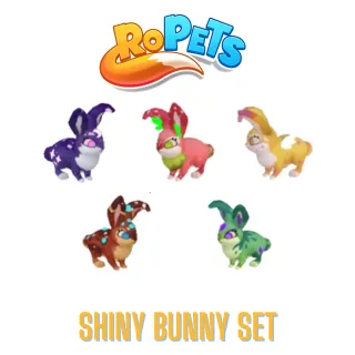 Ropets Shiny Bunny Set