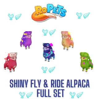 Ropets Shiny Alpaca - Fly & Ride