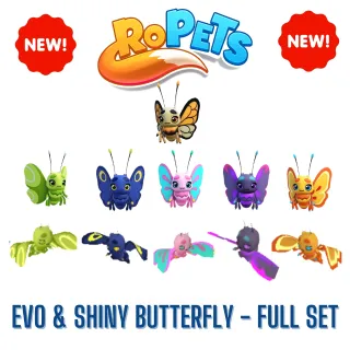 Ropets Evo & Shiny Butterfly Set