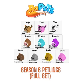 Ropets Season 6 Petling Collection