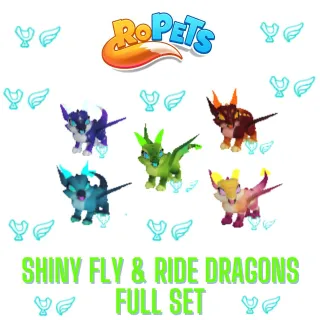 Ropets Shiny Dragons Fly & Ride