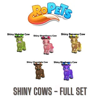 Ropets Shiny Cows - Full Set ROBLOX
