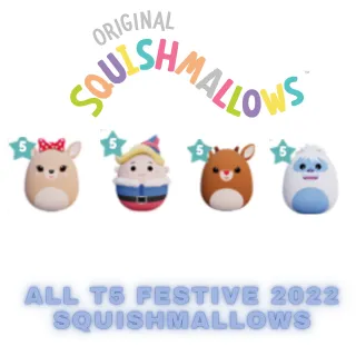 Squishmallows T5 Festive 2022 Set