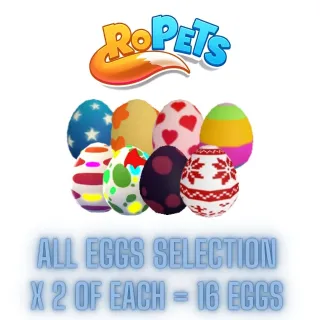 ROPETS Egg Selection - 16 Eggs