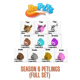 Ropets Season 6 Petling Collection