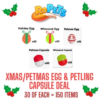 Ropets PEetmas/Xmas Egg & Capsules Deal