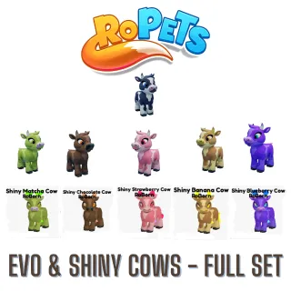 RoPets Evo & Shiny Cowes - Full Set