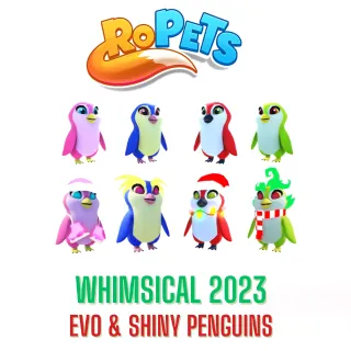 Ropets Whimsical Egg 2023 Evo & Shiny Penguins 