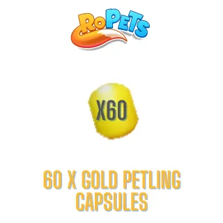 ROPETS Gold Petling Capsules x 60