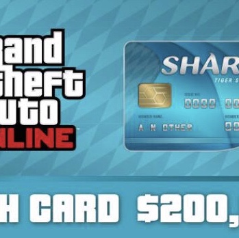 Grand Theft Auto Online 0 000 Tiger Shark Cash Card Other Gameflip