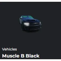 MUSCLE B BLACK - DA HOOD / DAHOOD / DH