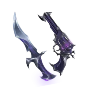 PURPLE STRIFE SET (GUN AND KNIFE) - MURDERERS VS SHERIFFS DUELS / MVSD