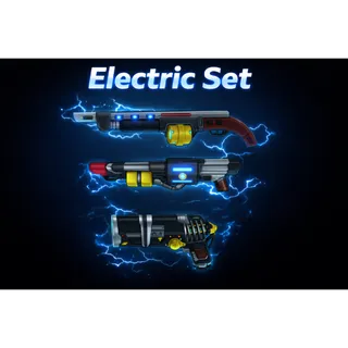 ELECTRIC SET (REVOLVER, TACTICAL, DOUBLE BARREL) - DA HOOD / DAHOOD / DH
