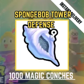1000 MAGIC CONCHES / 1K MAGIC CONCHES - SPONGEBOB TOWER DEFENSE / STD