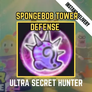 ULTRA SECRET HUNTER - SPONGEBOB TOWER DEFENSE / STD