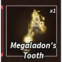 MEGALODON'S TOOTH / MEGALODON TOOTH - FISCH