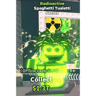 RADIOACTIVE SPAGHETTI TUALETTI - STEAL A BRAINROT / SAB