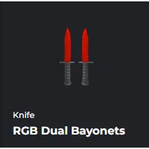 RGB DUAL BAYONETS - DA HOOD / DH / DAHOOD