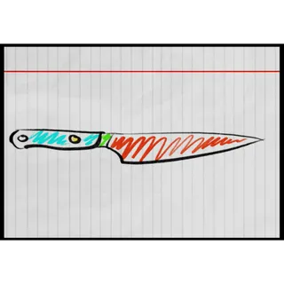 PAPER (KNIFE) - DA HOOD / DH / DAHOOD