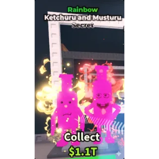 RAINBOW KETCHURU AND MUSTURU (RANDOM) - STEAL A BRAINROT / SAB