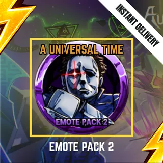 EMOTE PACK 2 - A UNIVERSAL TIME / AUT 120R