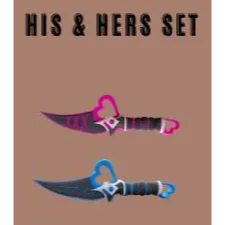 HIS & HERS SET / HIS AND HERS SET - DA HOOD / DAHOOD / DH