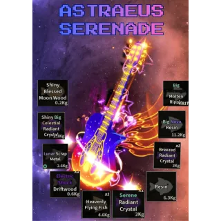 ASTRAEUS SERENADE ROD SET / ASTRAEUS SERENADE MATERIALS - FISCH