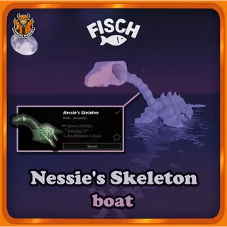 NESSIE'S SKELETON / SKELETAL NESSIE / NESSIES SKELETON / NESSIE SKELETON - FISCH