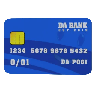 CREDIT CARD (WALLET) - DA HOOD / DAHOOD / DH