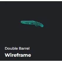 WIREFRAME DOUBLE BARREL / WIREFRAME DB - DA HOOD / DH / DAHOOD