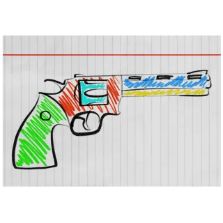 PAPER REVOLVER - DA HOOD / DAHOOD / 