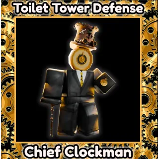CHIEF CLOCKMAN - SKIBIDI TOWER DEFENSE / STD