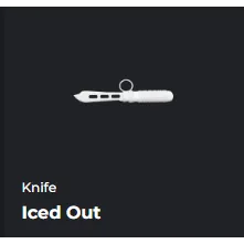 ICED OUT KNIFE - DA HOOD / DH / DAHOOD