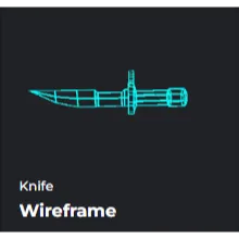 WIREFRAME KNIFE / WIRE FRAME KNIFE - DA HOOD / DH / DAHOOD