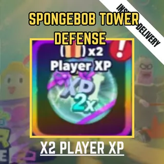 X2 PLAYER XP - SPONGEBOB TOWER DEFENSE / STD