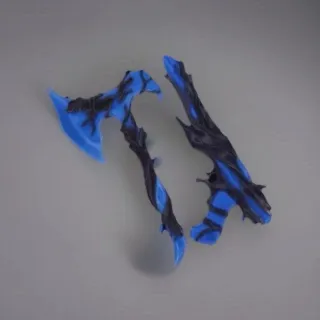 BLUE WILLOW SET (GUN AND AXE) - MURDERERS VS SHERIFFS DUELS / MVSD