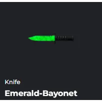 EMERALD BAYONET - DA HOOD / DAHOOD / DH