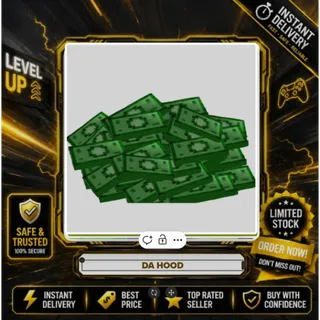 1M CASH / 1000000 CASH - DA HOOD / DH / DAHOOD